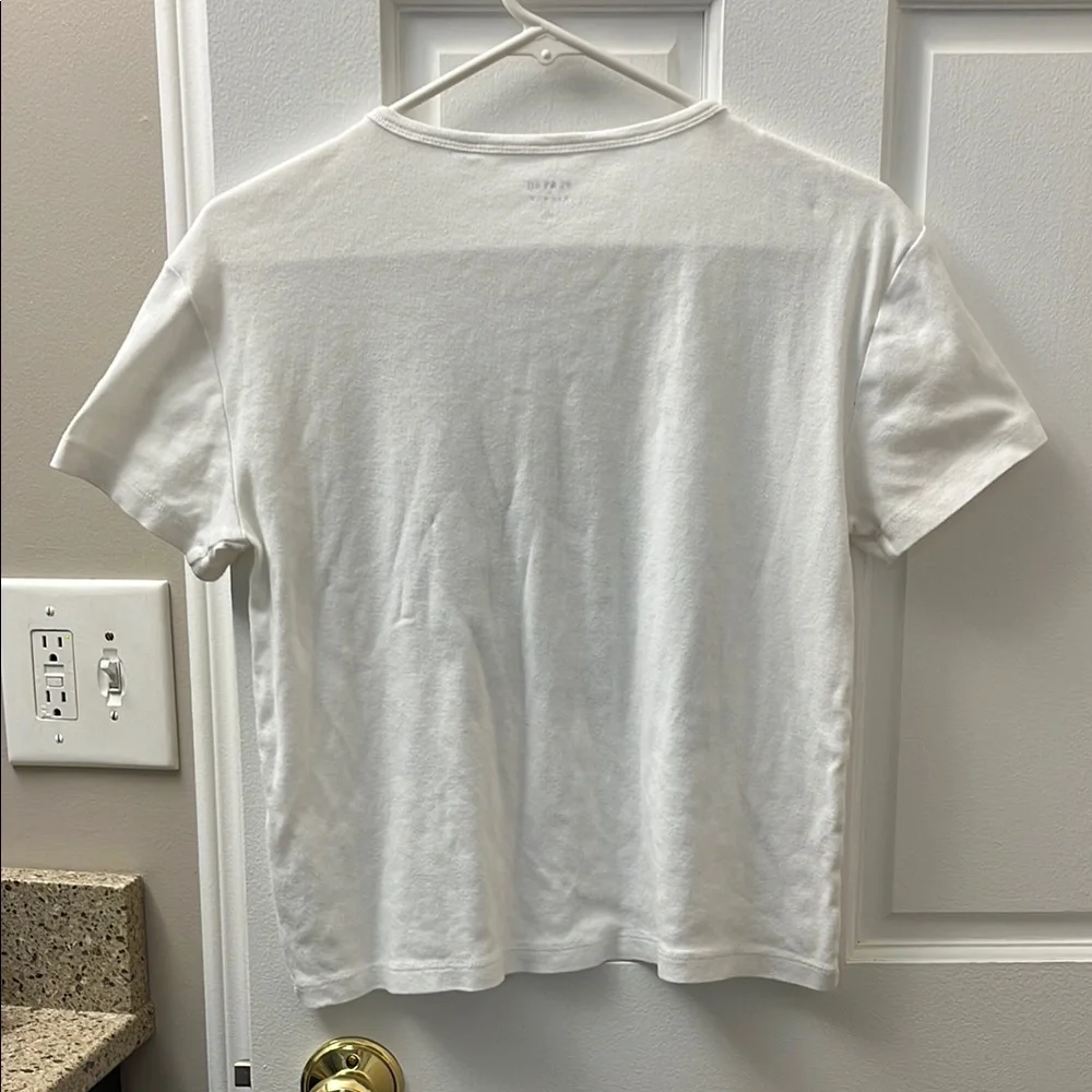 PLAYBOY Cropped White Surf Graphic Tee - Picture 2 of 3